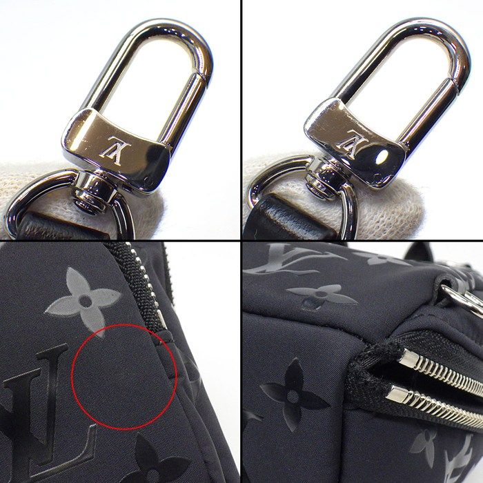 Louis Vuitton Backpack Palm Springs Mini Polar Night Monogram — view 8