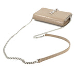 Saint Laurent Kate Chain Wallet Bifold Croco — view 4