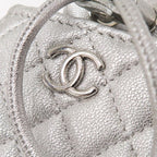 Chanel Quilted Mini Silver Comment — view 5
