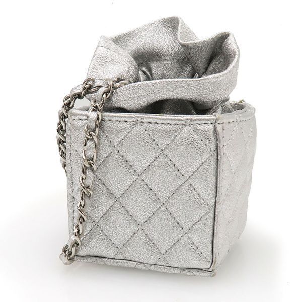 Chanel Quilted Mini Silver Comment — view 2