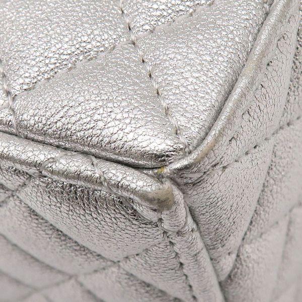 Chanel Quilted Mini Silver Comment — view 7