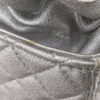 Chanel Quilted Mini Silver Comment — view 4