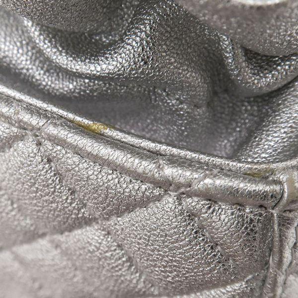 Chanel Quilted Mini Silver Comment — view 4