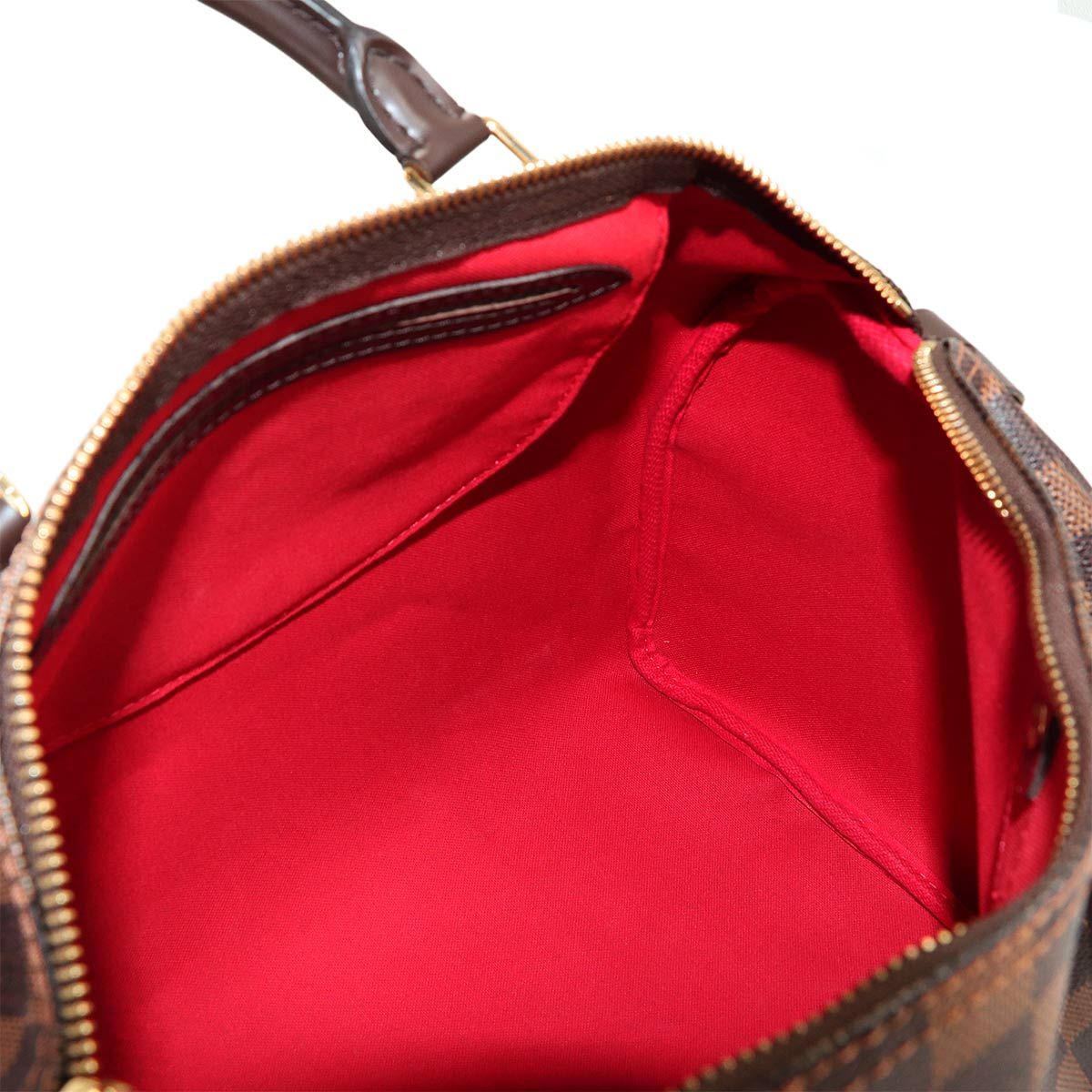 Louis Vuitton Damier Speedy 30 Hand Bag Ebene Brown Gold — view 7
