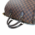 Louis Vuitton Damier Speedy 30 Hand Bag Ebene Brown Gold — view 5