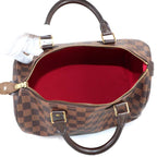 Louis Vuitton Damier Speedy 30 Hand Bag Ebene Brown Gold — view 6