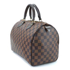 Louis Vuitton Damier Speedy 30 Hand Bag Ebene Brown Gold — view 3