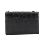 Saint Laurent Kate Mini Chain Shoulder Bag Croco — view 2