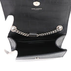 Saint Laurent Kate Mini Chain Shoulder Bag Croco — view 6