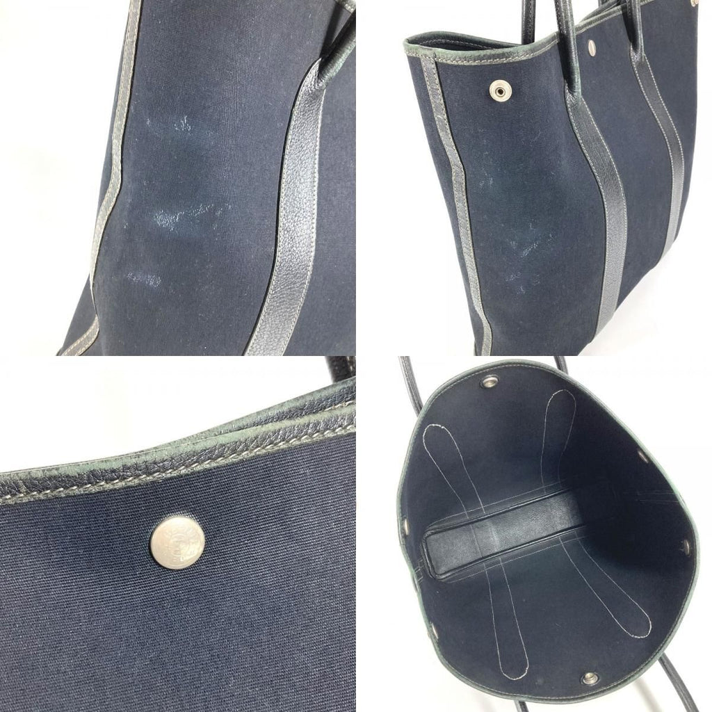Hermes Shoulder Bag Garden File MM Leather Black — view 8