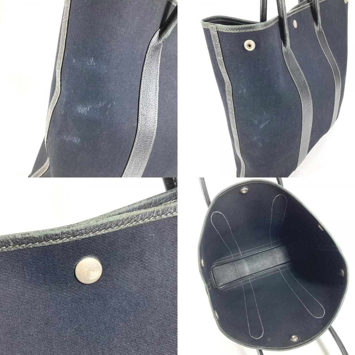Hermes Shoulder Bag Garden File MM Leather Black — view 8