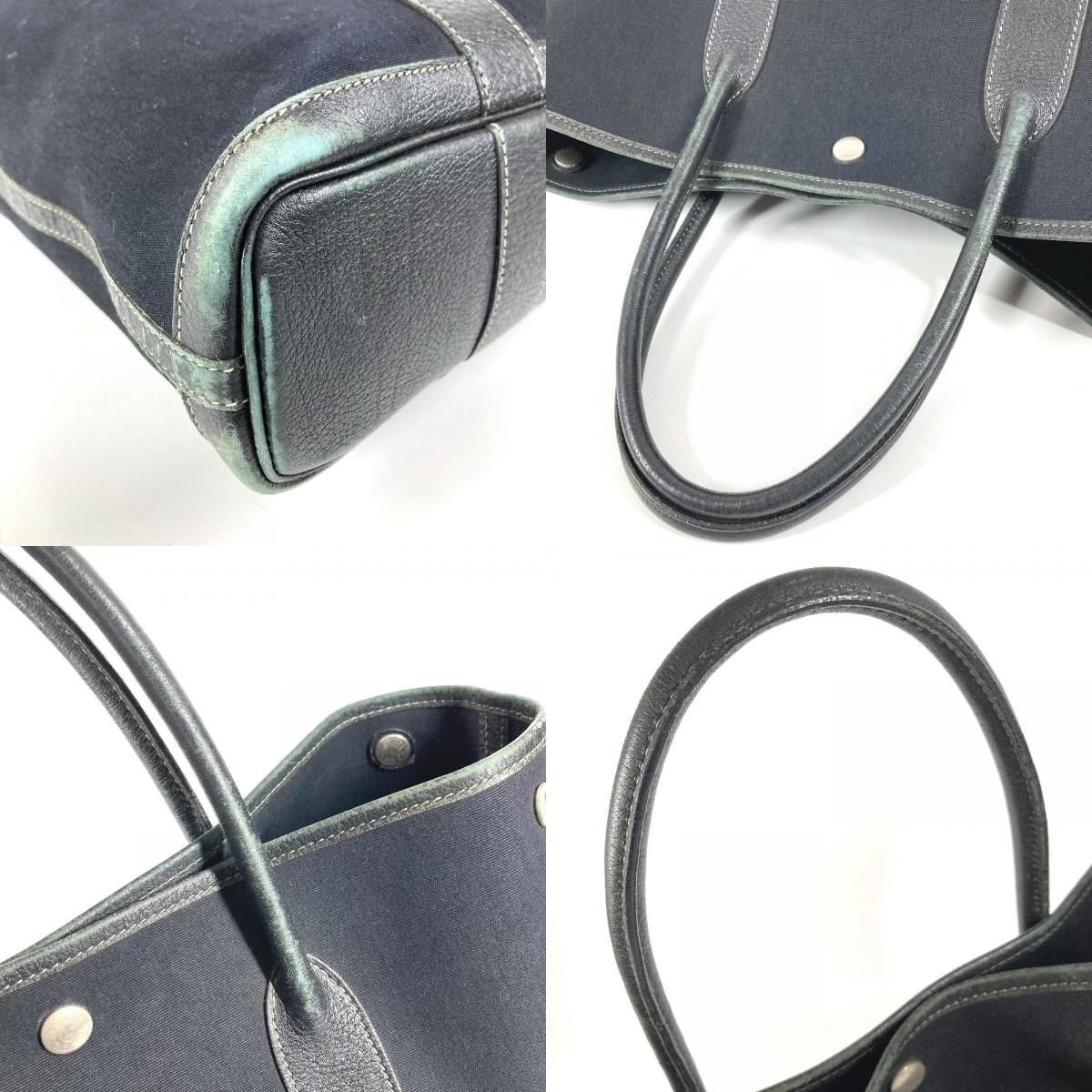 Hermes Shoulder Bag Garden File MM Leather Black — view 7