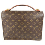 Louis Vuitton Handbag Monceau 28 Monogram Canvas Brown — view 2