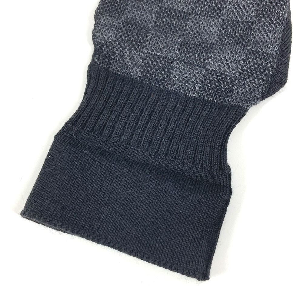 Louis Vuitton Gloves Gon Petit Damier Wool Black — view 5