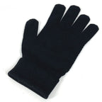 Louis Vuitton Gloves Gon Petit Damier Wool Black — view 3