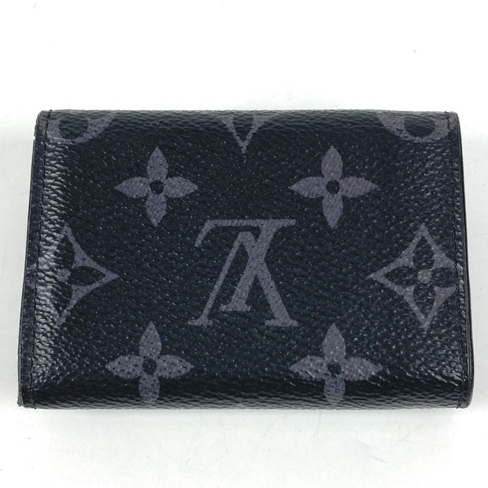 Louis Vuitton Trifold Wallet Discovery Compact Monogram Eclipse Black X Gray — view 2