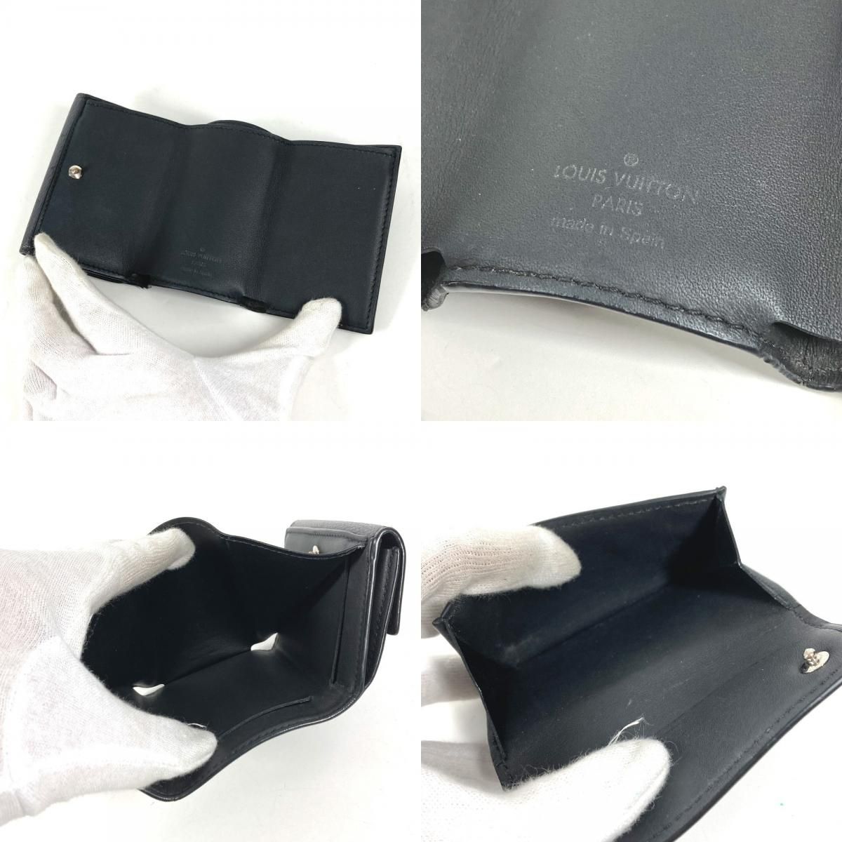 Louis Vuitton Trifold Wallet Discovery Compact Monogram Eclipse Black X Gray — view 8