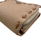 Fendi Topstitch Peekaboo Micro Trifold Wallet — view 4