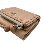 Fendi Topstitch Peekaboo Micro Trifold Wallet — view 6