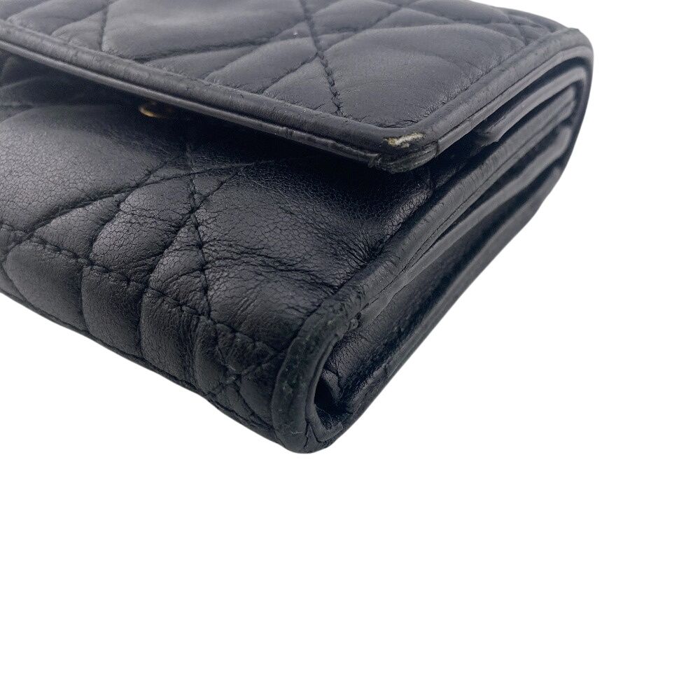 Dior Compact Wallet Lady Trifold Handbag — view 4