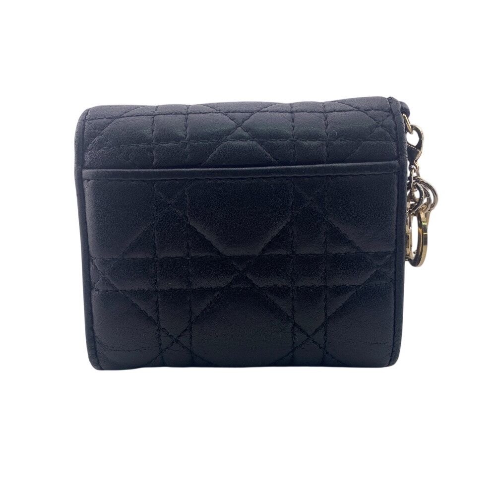 Dior Compact Wallet Lady Trifold Handbag — view 2