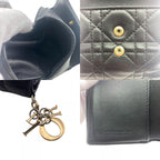 Dior Compact Wallet Lady Trifold Handbag — view 8