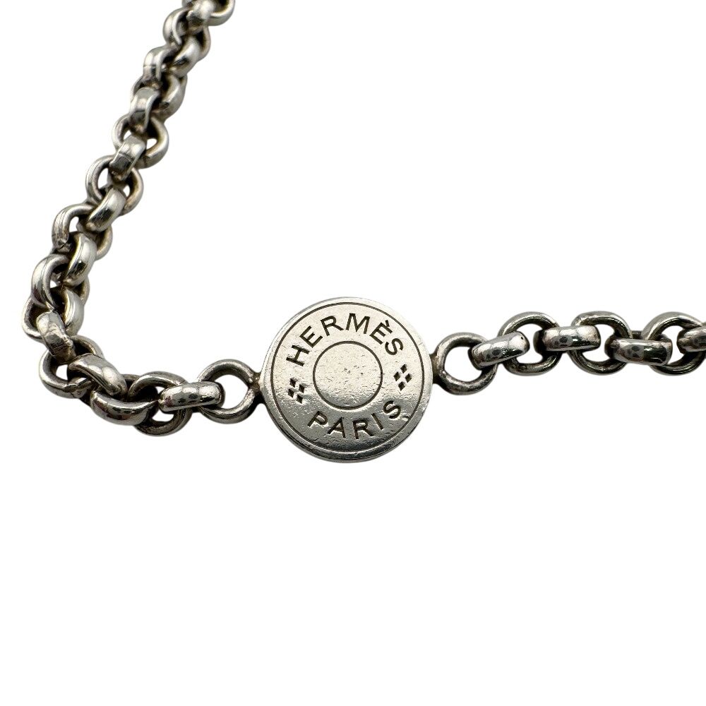 Hermes Mini Necklace Silver — view 6