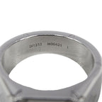 Louis Vuitton Ring Metal Signet Monogram Silver — view 9