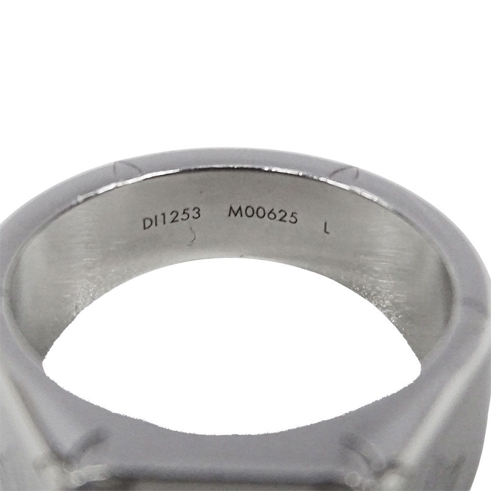 Louis Vuitton Ring Metal Signet Monogram Silver — view 9