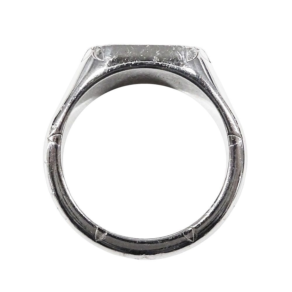 Louis Vuitton Ring Metal Signet Monogram Silver — view 5