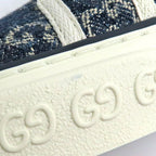 Gucci Tennis Sneakers GG Denim 8 Shoes — view 6