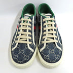 Gucci Tennis Sneakers GG Denim 8 Shoes — view 3