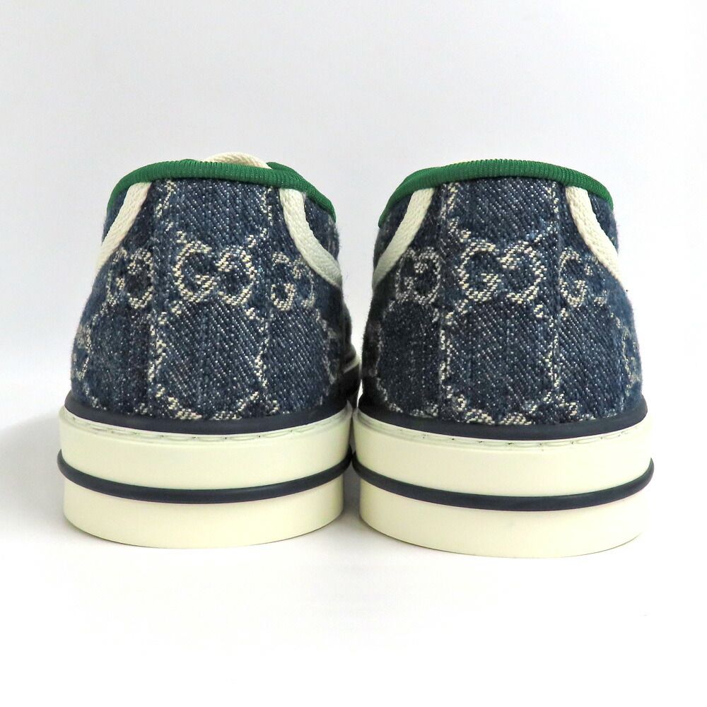 Gucci Tennis Sneakers GG Denim 8 Shoes — view 4