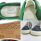 Gucci Tennis Sneakers GG Denim 8 Shoes — view 9
