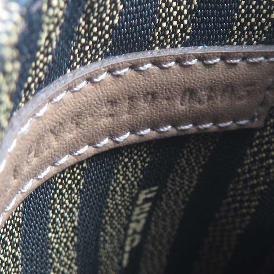 Fendi Phone Pouch Leather Beige — view 9