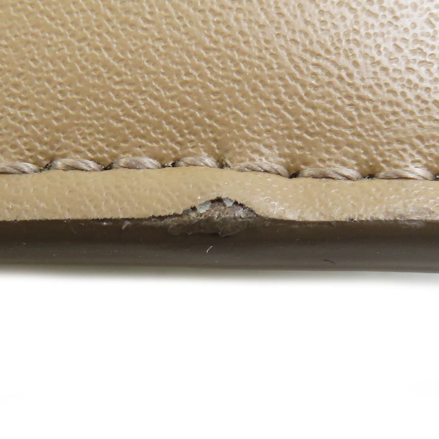 Fendi Phone Pouch Leather Beige — view 6