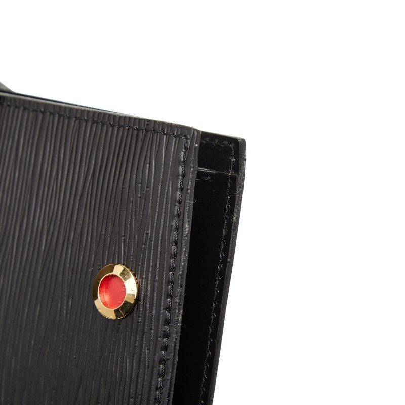 Louis Vuitton Epi Hublot Shoulder Bag Clutch 2-Way Black Leather — view 7