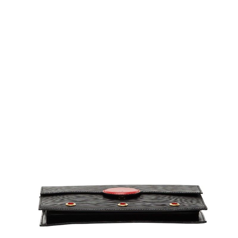 Louis Vuitton Epi Hublot Shoulder Bag Clutch 2-Way Black Leather — view 3