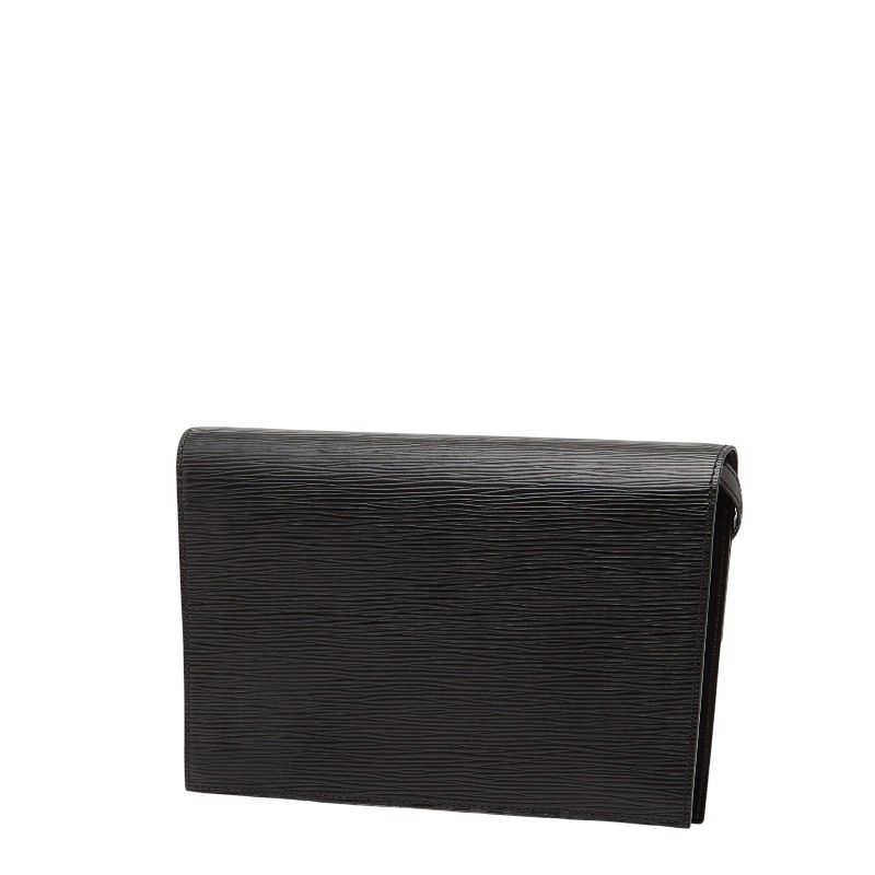 Louis Vuitton Epi Hublot Shoulder Bag Clutch 2-Way Black Leather — view 2