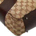 Gucci GG Canvas Tote Brown Beige — view 7