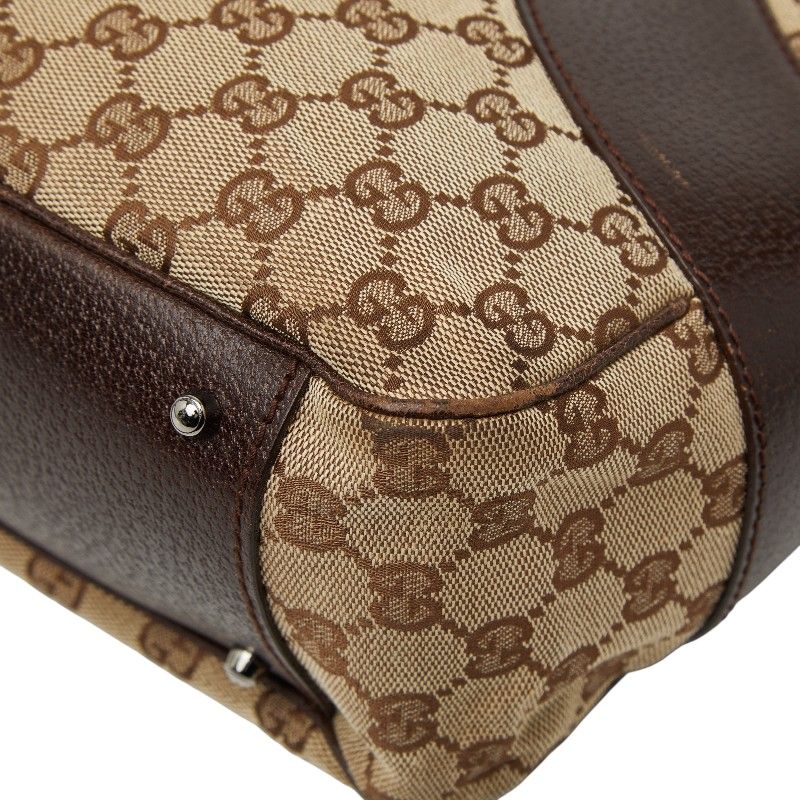Gucci GG Canvas Tote Brown Beige — view 4