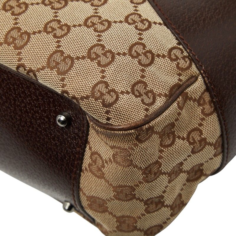 Gucci GG Canvas Tote Brown Beige — view 6