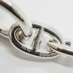 Hermes Chaine D'ancre TGM Bracelet 9 Links Silver Chain — view 8