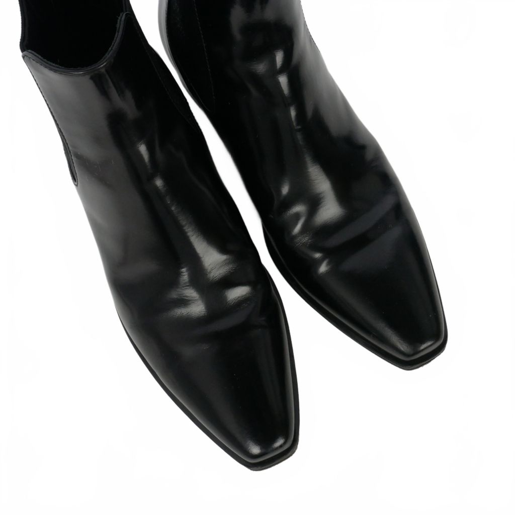 Prada Side Logo Chelsea Boots Short 35.5 — view 7