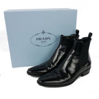 Prada Side Logo Chelsea Boots Short 35.5 — view 9