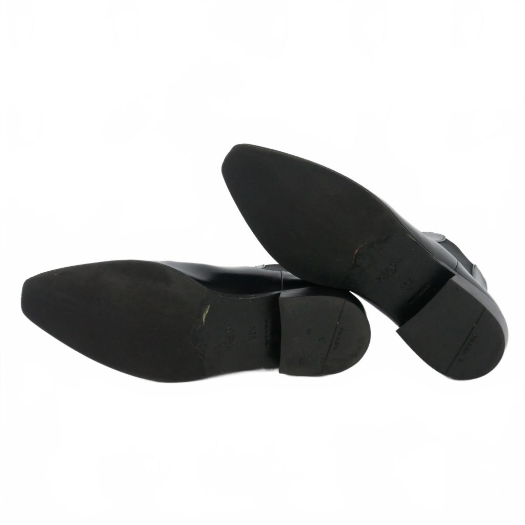 Prada Side Logo Chelsea Boots Short 35.5 — view 8
