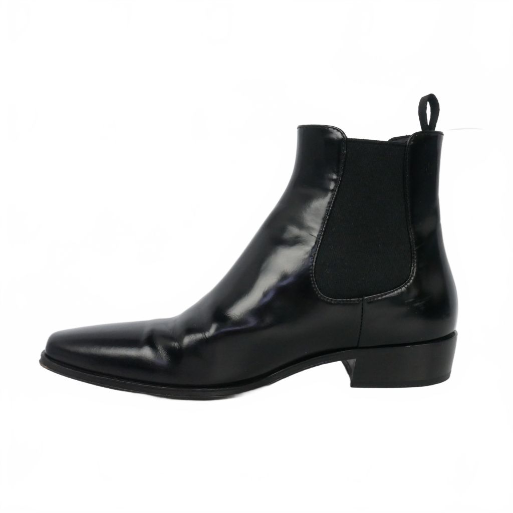 Prada Side Logo Chelsea Boots Short 35.5 — view 3