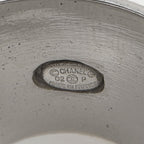 Chanel CC Logo Rhinestone Ring Silver Plated — view 6