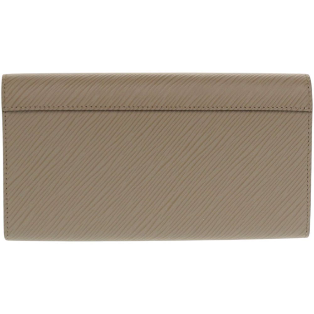 Louis Vuitton Portefeuille Twist Epi Leather Beige Bifold Wallet — view 3