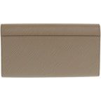 Louis Vuitton Portefeuille Twist Epi Leather Beige Bifold Wallet — view 3